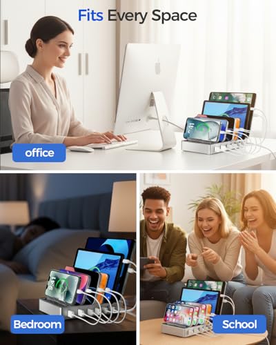 300W Charging Station for Multiple Devices, Fast Charging 6 Port - Image 7