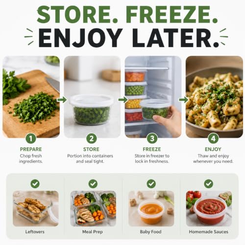 20 PCS Set Small Food Storage Containers with Lids, BPA Free - Image 8