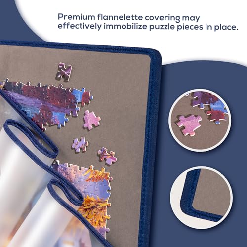 Tektalk Jigsaw Puzzle Board with 6 Color Sorting Trays - Image 7