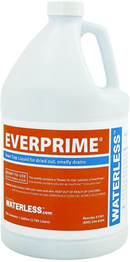 Waterless 1501 Floor Drain Sealing Liquid, 1 gallon