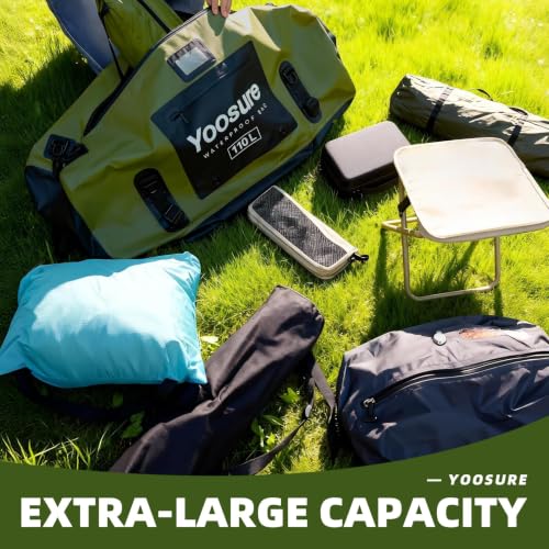 Waterproof Duffel Bag 110L - Marine Dry Bag with 700D PVC - Image 7
