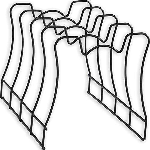 SIMPLE HOUSEWARE Kitchen Pot Lid Rack Holder Organizer, Bronze - Image 8