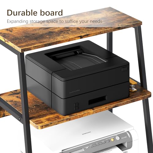 Arbuxzuy Printer Stand for Desk, Desktop Printer Shelf - Image 8