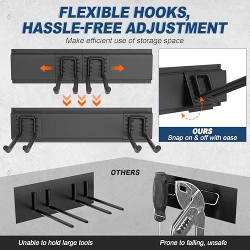 Housolution Garage Wall Organizer 96 Inch - 20Pack Carries - Image 7