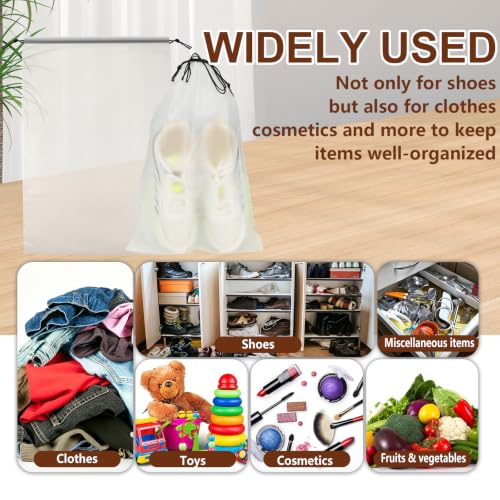 100pcs, clear drawstring bags - Image 8