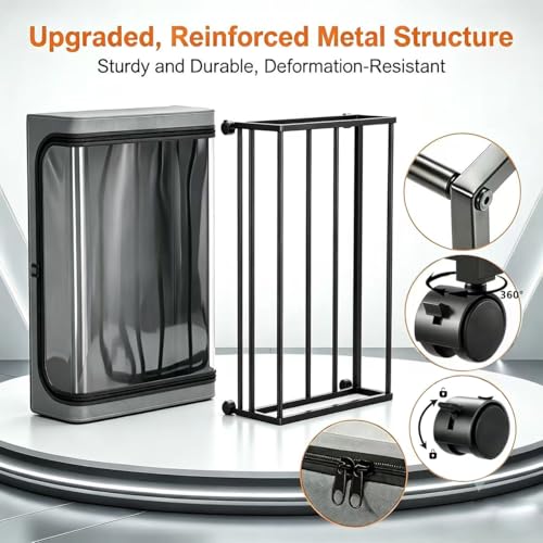 Under Bed Storage with Wheels, 2Pack 50L Organizer | Home Organization - Image 7