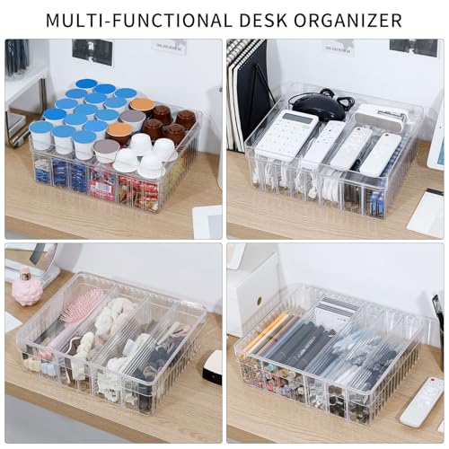 Large Cord Storage Box with Lid, Clear, Wire Ties Included - Image 7