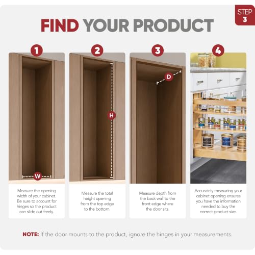 Rev-A-Shelf Pullout Organizer w/Soft-Close, Min Cabinet - Image 7