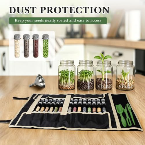 Seed Storage Organizer with 48 Reusable 38ml Bottles &160 - Image 7