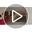 Wooden Pegboard Wall Organizer 2-Tone Kit, 4 Panels - Image 8