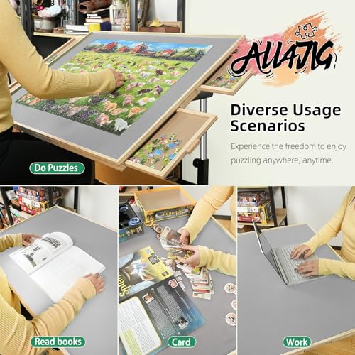 ALL4JIG 1500 Pieces Puzzle Table with Legs | Home Organization - Image 7