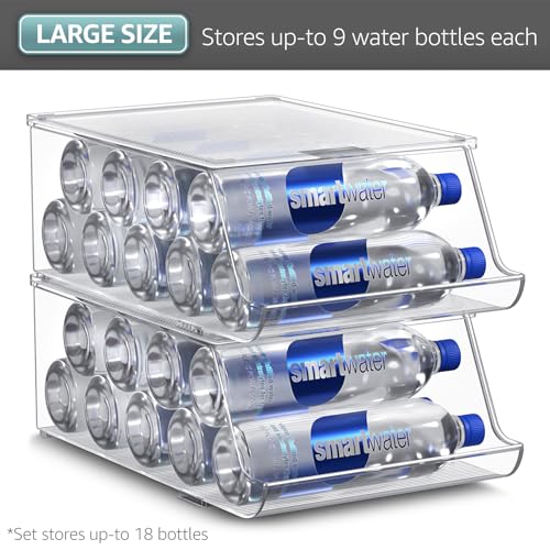 Sorbus Water Bottle Organizer for Refrigerator & Pantry - Image 8