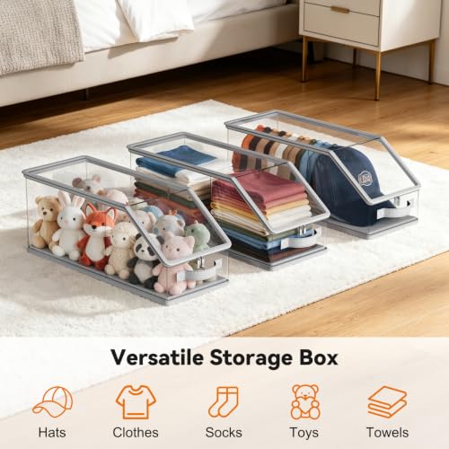 3 Packs Stackable Hat Storage for Baseball Caps Holds up - Image 8