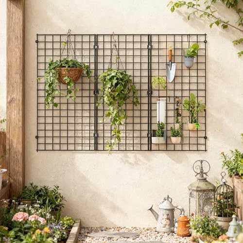 2' x 4' Black Gridwall Panels, 3-Pack Heavy-Duty Wir | All Products - Image 7