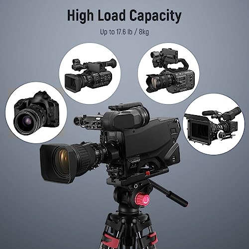 NEEWER 79"/200cm Video Tripod, Heavy Duty Aluminum Alloy Camera - Image 8