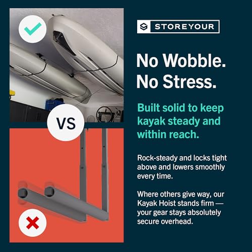 StoreYourBoard Kayak and Canoe Ceiling Hoist – Overhead - Image 8
