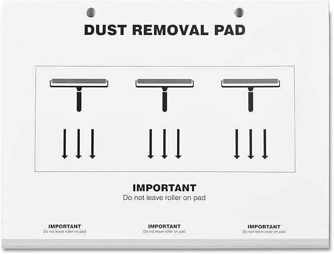 NEWISHTOOL Cleanroom Dust Removal Pad Sticky Paper, Self-Sticky Paper Sheet Adhesive Dust Collection Clean Pad for Cleaning Dust/Dirt/Lint, Sponge/Silicone/Anti-Static Roller Cleaning Mats (2)