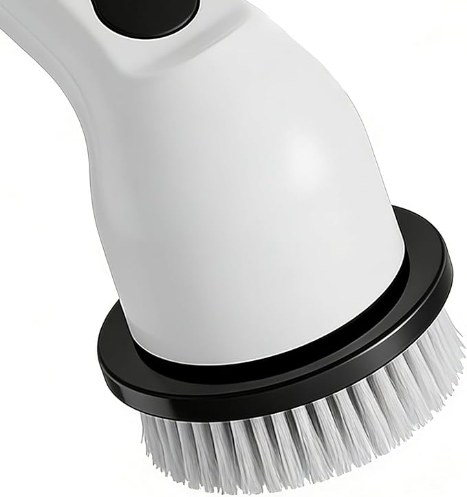Electric Cleaning Brush,Adjustable Handle Gadgets - Rechargeable Cordless Shower Scrubber,Car Kitchen Home Shower Floor Tile Tub Grout Wall Toilet