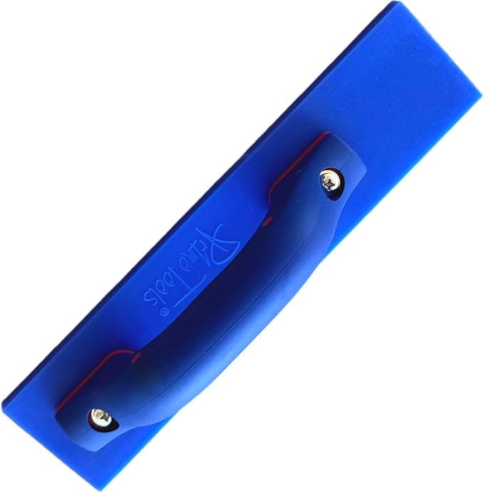 TruBlue Urethane Grout Float for Tile, Soft and Flexible Tile Grout Float Tool with Comfort Grip Handle, 3" x 12"