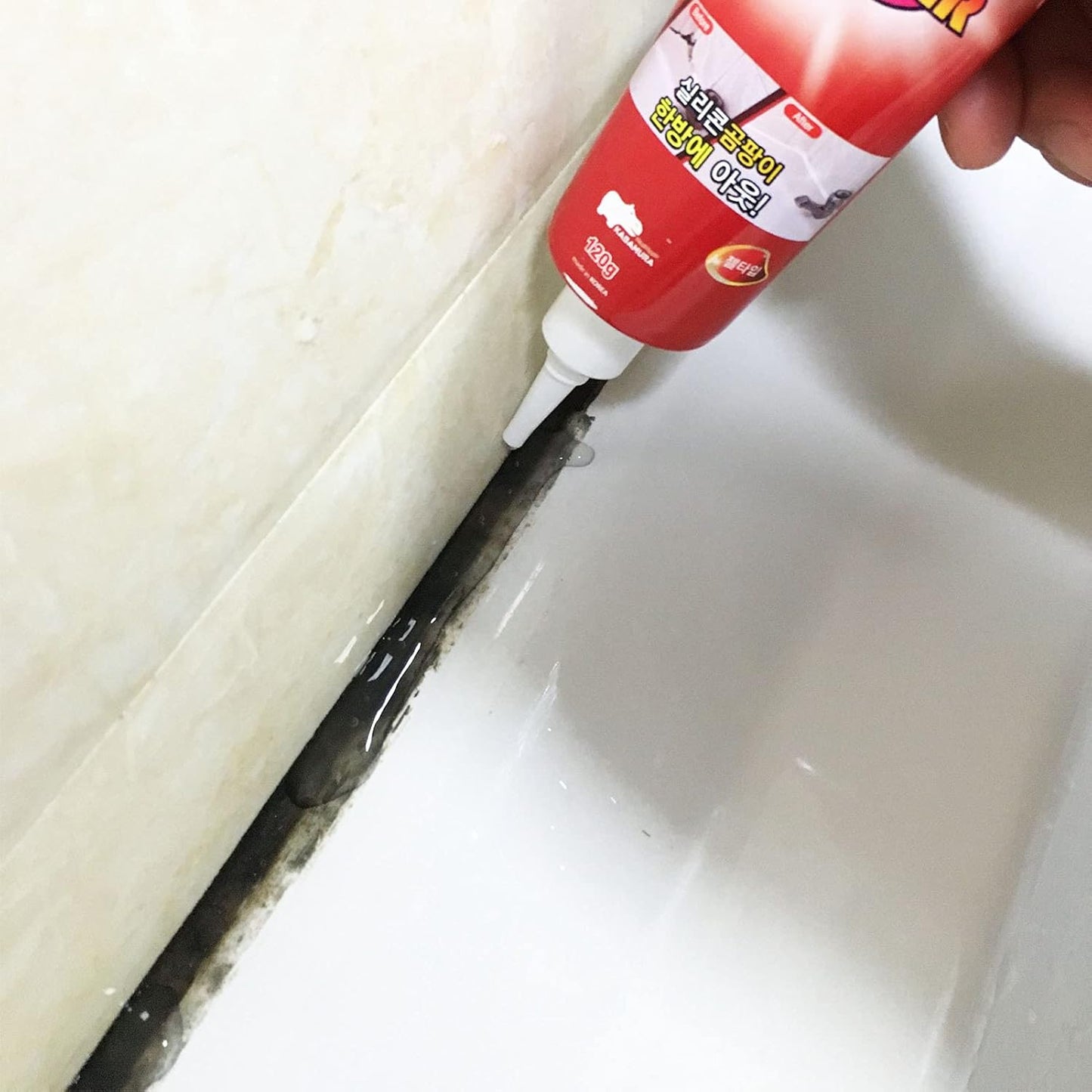 Black Spot Mold Remover Gel – Wall Caulk & Washing Machine Door Seal Cleaner