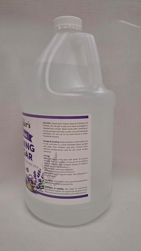 Miss Tyler's Fabulous All Purpose Cleaning Vinegar with Pure Lavender and Pine Oils, 128 Fluid Ounces