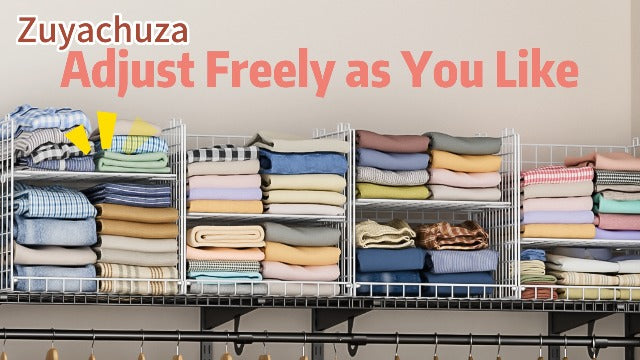 8-Tier Stackable Closet Organizers, Foldable Wardrobe Basket - Image 8