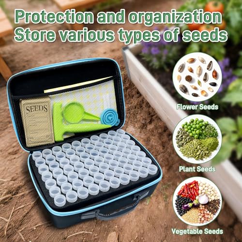 Seed Storage Organizer, 140 Slots Seed Storage Box with 20 - Image 7