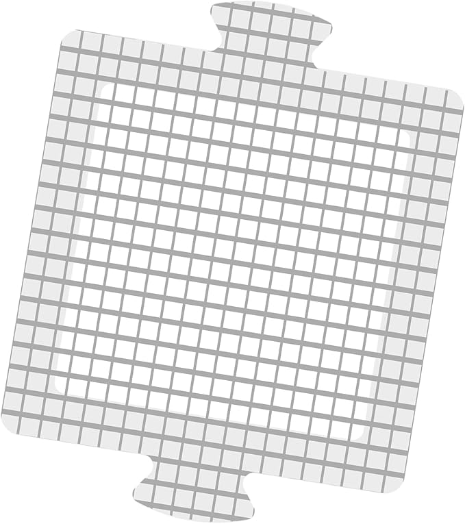 INVIHUG,25 Pack,Disposable Shower Drain Hair Catcher Mesh Stickers,Disposable Hair Drain Catcher(6.1inch Square)