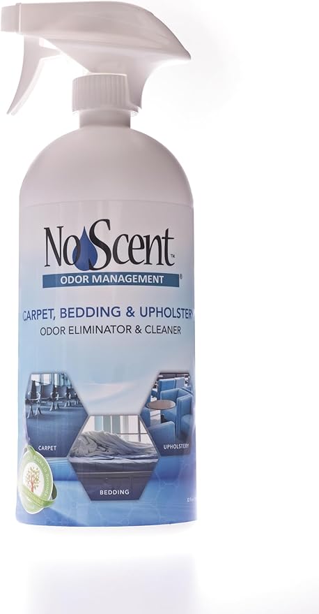 No Scent – Carpet, Bedding & Upholstery Cleaner Spray – Enzyme-Based Odor Eliminator for Urine, Stains & Everyday Messes – Pet-Friendly Eco-Conscious Cleaning Solution – 32oz