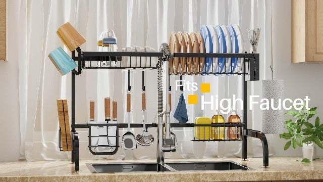 Over The Sink Dish Drying Rack, Adjustable 25.5-33.5 in - Image 8