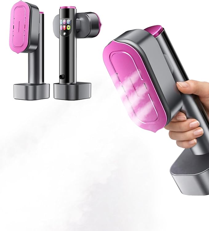 Travel steamer for Clothes,Portable Handheld Clothing Steamer,mini steam iron,190ml Big Capacity, 1200W, Strong Power, Fabric Quick Wrinkle Remover for Home, Office, Travel