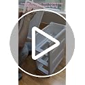 Slim Rolling Storage Cart, Tall Narrow Storage Cabinet - Image 8