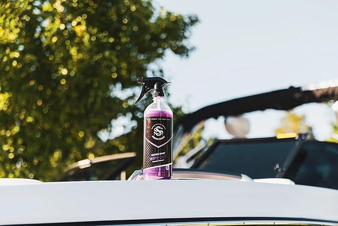 Wipe Out | Passion Fruit Scent | Water Spot Remover 32oz bottle by Swags Sauce – This ceramic-infused water spot remover tackles the toughest hard water spots on gel coat, plastic, and glass.