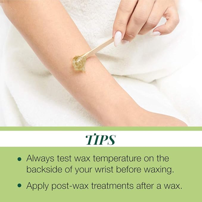 Clean + Easy Azulene Sensitive Soft Wax – Wax for Sensitive Skin Hair Removal, Gentle & Soothing Formula for Face & Body, 14 oz