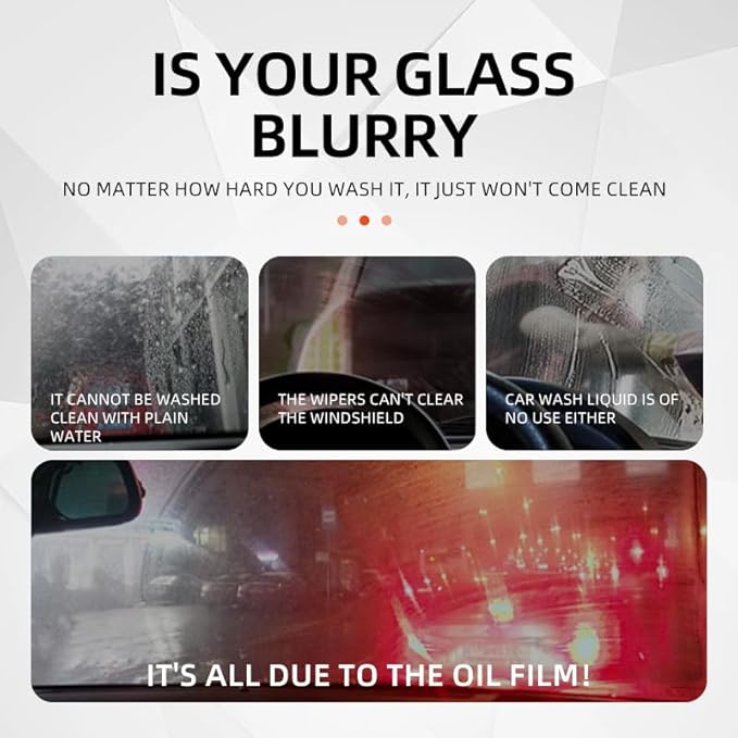 Glass Oil Film Wet Wipes(5PIECE /box),Glass Oil Film Remover for Car, Easy and Convenient to Use, Can be Wiped Clean Immediately, Improve Car Windshields and Windows Clarity for Safe Driving (1Pcs)