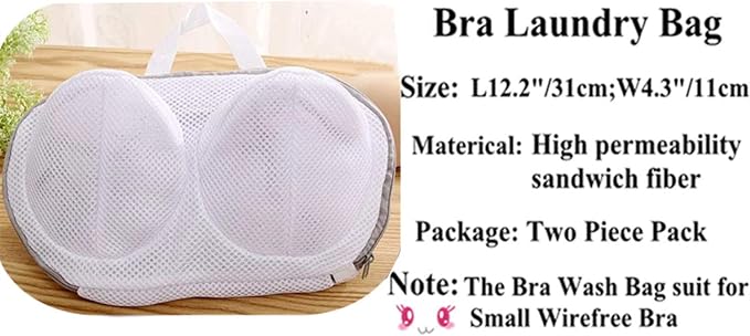 DurReus Laundry Science Bra Wash Bag Nest Delicates Padded Underwear Washing Bag Sport Bras Protector in Washer Dryer Machine