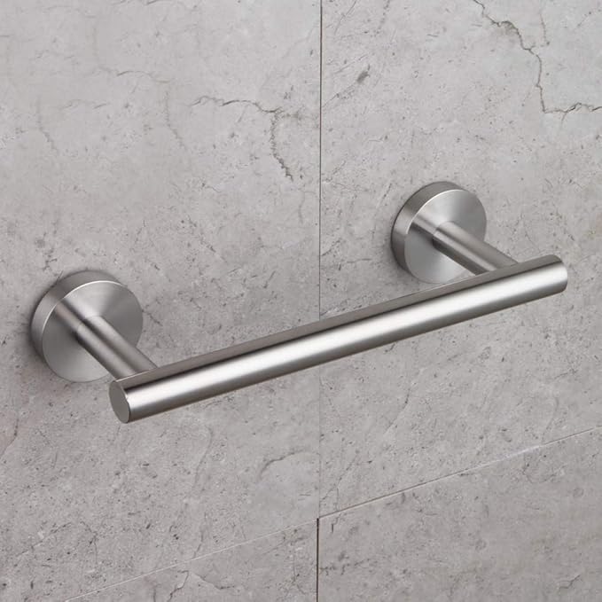 Kitchen Towel Bar — 9" Brushed Stainless Steel
