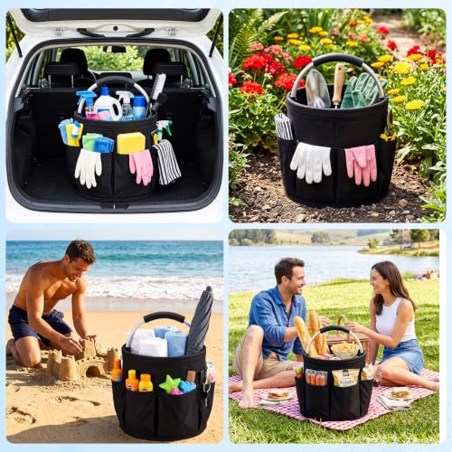 Cleaning Caddy for Cleaning Supplies,17-L,6 Side Pockets - Image 8