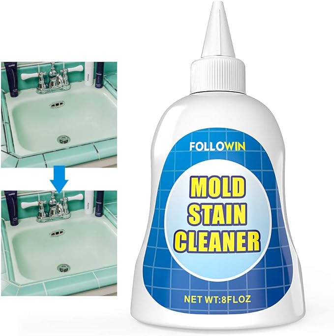 FOLLOWIN Household Mold & Mildew Cleaner Gel - Multi-Surface 8oz