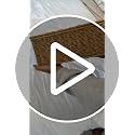 Cord Organizer Woven Cable Management Storage Box with Lid - Image 8