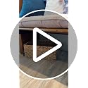 Large Wicker Storage Basket with Handles, Seagrass Hyacinth - Image 8
