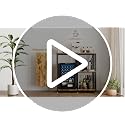 COCOLUCKY Mini Fridge Stand with Storage — 4-Tier Cabinet - Image 8