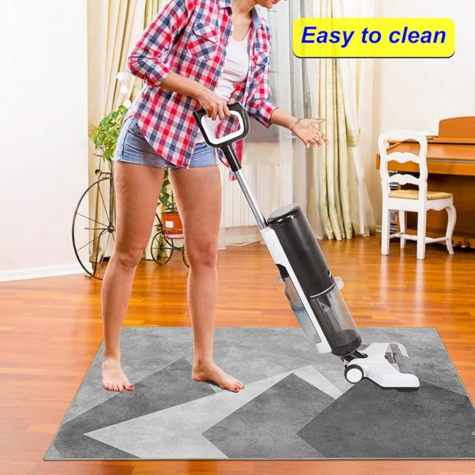 Office Chair Mat for Hardwood Floor & Low-Pile Carpet,48"*36" Under Desk Mat, Computer Chair Rug,Anti-Slip Floor Protector for Home Office Grey
