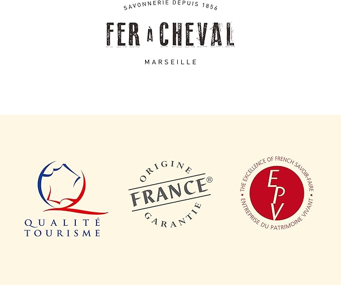 Fer à Cheval Marseille Dishwashing Soap, Olive Oil Based, Made in France - Liquid Dishwashing Bottle, 2 Pack, 500 ml/16.9 fl oz