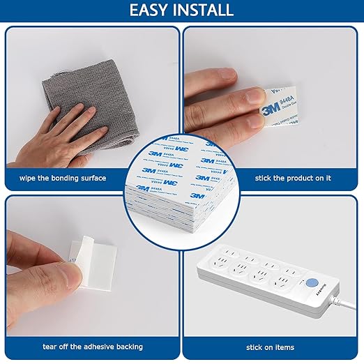 300Pcs Double Sided Foam Tape, Square Super-Sticky 3m Double Sided Adhesive Pads for Crafts, Self-Adhesive Double Sided Mounting Tape for House Wall Decor - Double Sided Sticky Tape, 27 x 27 x 2mm