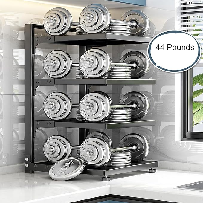 Pots and Pans Organizer for Cabinet Black Adjustable 2 Tier Pot Organizer Rack Under Sink or Floating Shelf Heavy Duty Kitchen Storage Organizers Pot Lid Organizer