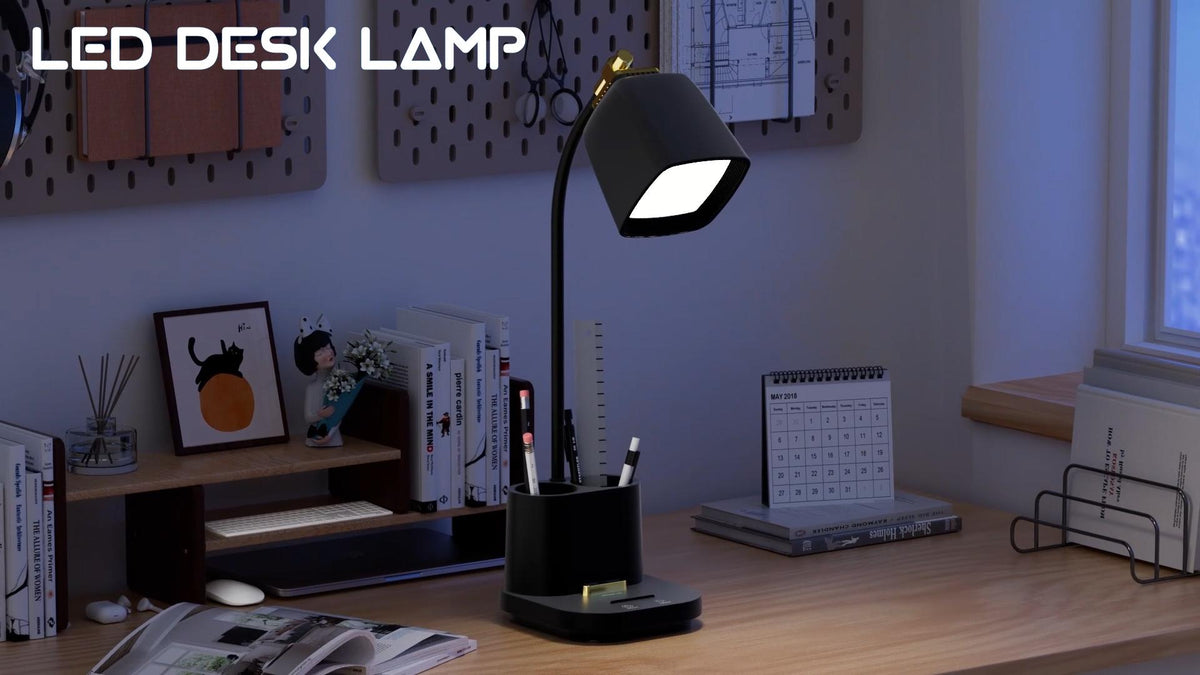 LED Desk Lamp for Dorm 2 USB Ports, Dorm Room Essent | All Products - Image 8