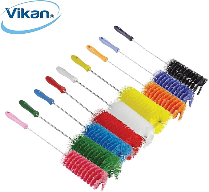 Vikan 53702 Tube Brush,2.4",PP/PBT,Green