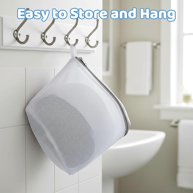 2pcs Mesh Bra Washing Bags Bra Laundry Bags for Machine Bras Wash Protector Delicates Lingerie Bag for Laundry