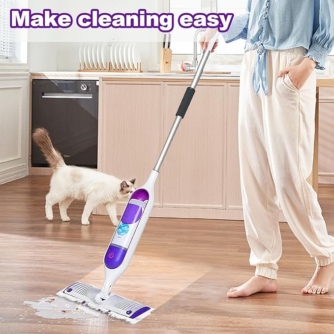 30 Count Disposable Mop Pad Refills, Compatible with Swiffer PowerMop Multi-Surface Mop, Absorbent Cleaning Pads for Hardwood, Tile & Laminate Floors